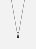 MIDNIGHT GEMSTONE CHAIN | Zilver