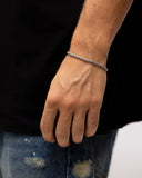 ROPE BRACELET 3MM (SILVER)
