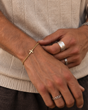 KREUZ-ARMBAND | 18K Gold