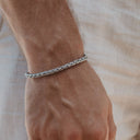 WHEAT BRACELET 3MM (SILVER)
