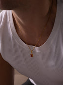 RED GEMSTONE CHAIN | 18K Goud