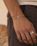 KREUZ-ARMBAND | Silber