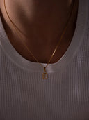 WHITE GEMSTONE CHAIN | 18K Goud