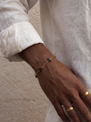 MIDNIGHT CLOVER BRACELET | 18K Gold