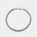 WHEAT BRACELET 3MM (SILVER)