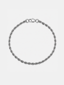 ROPE BRACELET 3MM (SILVER)